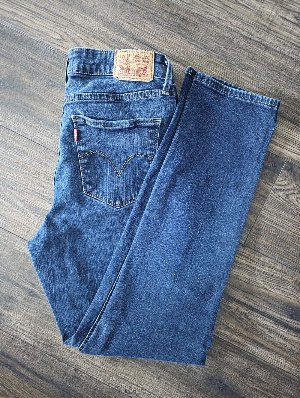 Levi's Women's Skinny Jeans in Deep Blue Wash